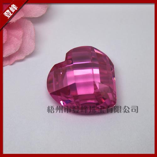 人造寶石玫紅打孔心形厚邊鋯石裸石 DIY飾品配件批發(fā)定制全指南